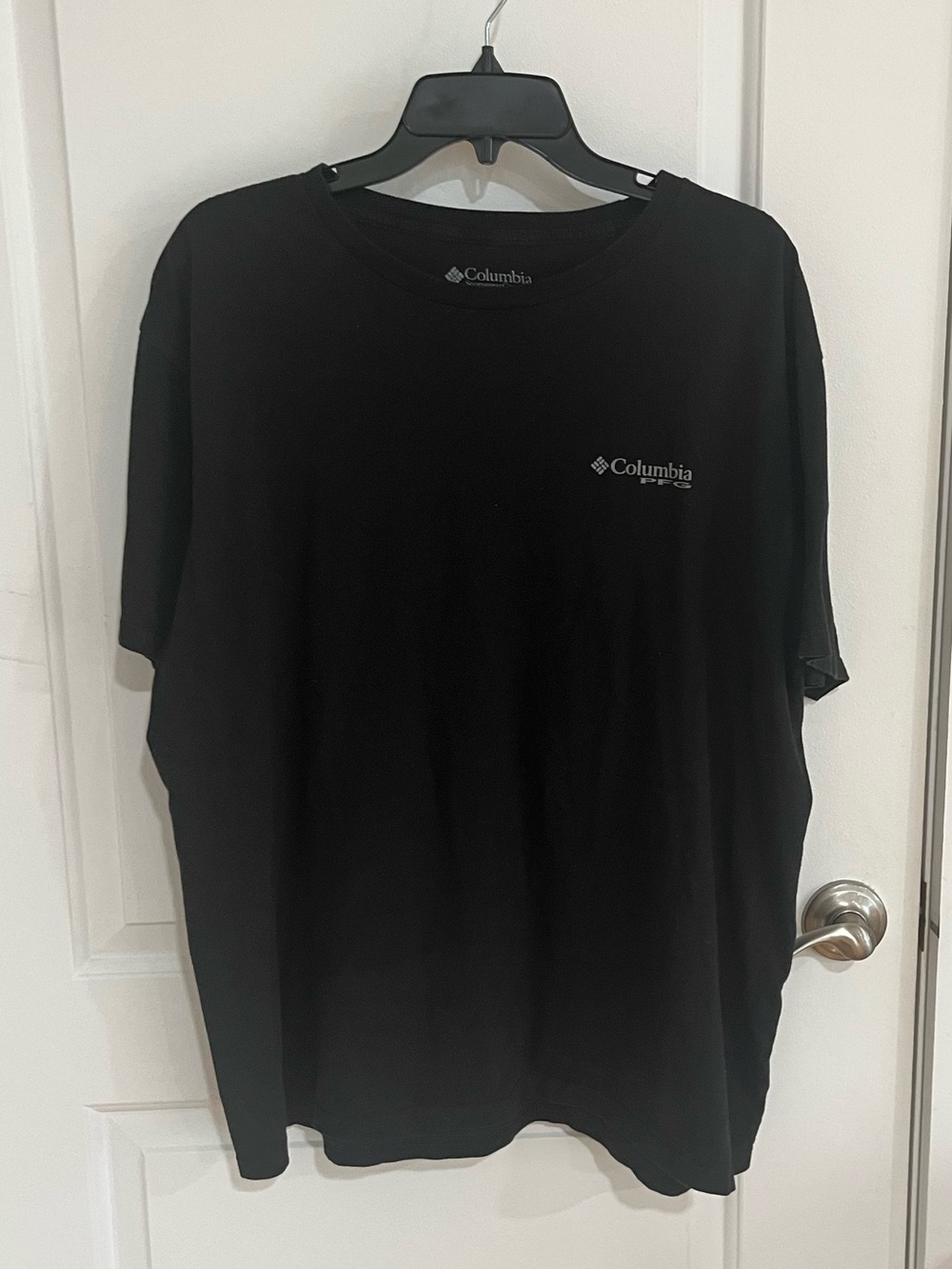 Columbia Black Short-Sleeve Logo Tee